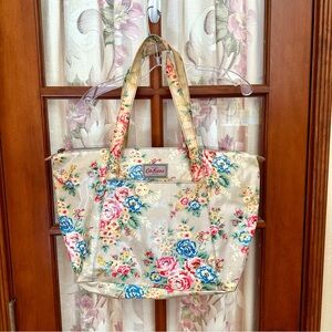 Cath Kidston Floral Tote Bag - large with zip closure